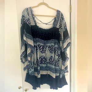 Free People Bohemian Flowy Dress